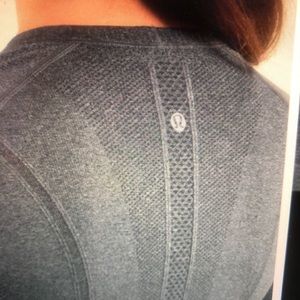 Lululemon Gray Run Swiftly Tech Long Sleeve 2.0